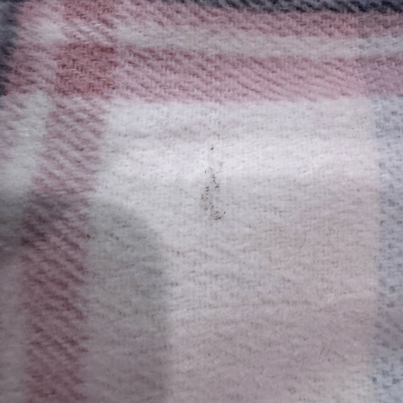 Plaid Button-Up Jacket in Blue and Pink - Picture 4 of 6